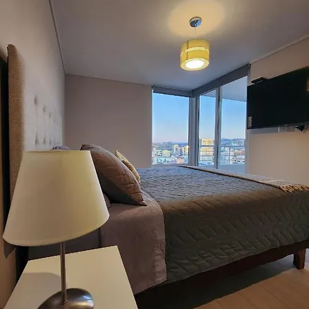 Apartamento Acogedor departamento a pasos de la playa Viña del Mar Exterior foto