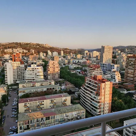 Apartamento Acogedor departamento a pasos de la playa Viña del Mar Exterior foto